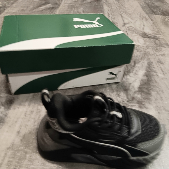 PUMA Kids Boys Rs-Trck Slate Lace Up Sneakers Shoes Casual - Black - Picture 9 of 10